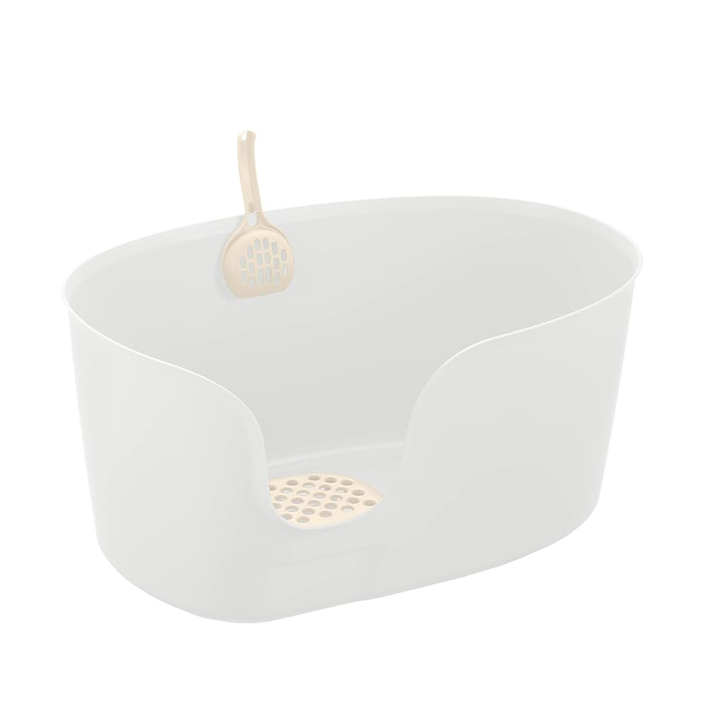 High Wall Cat Litter Box XL White S9862