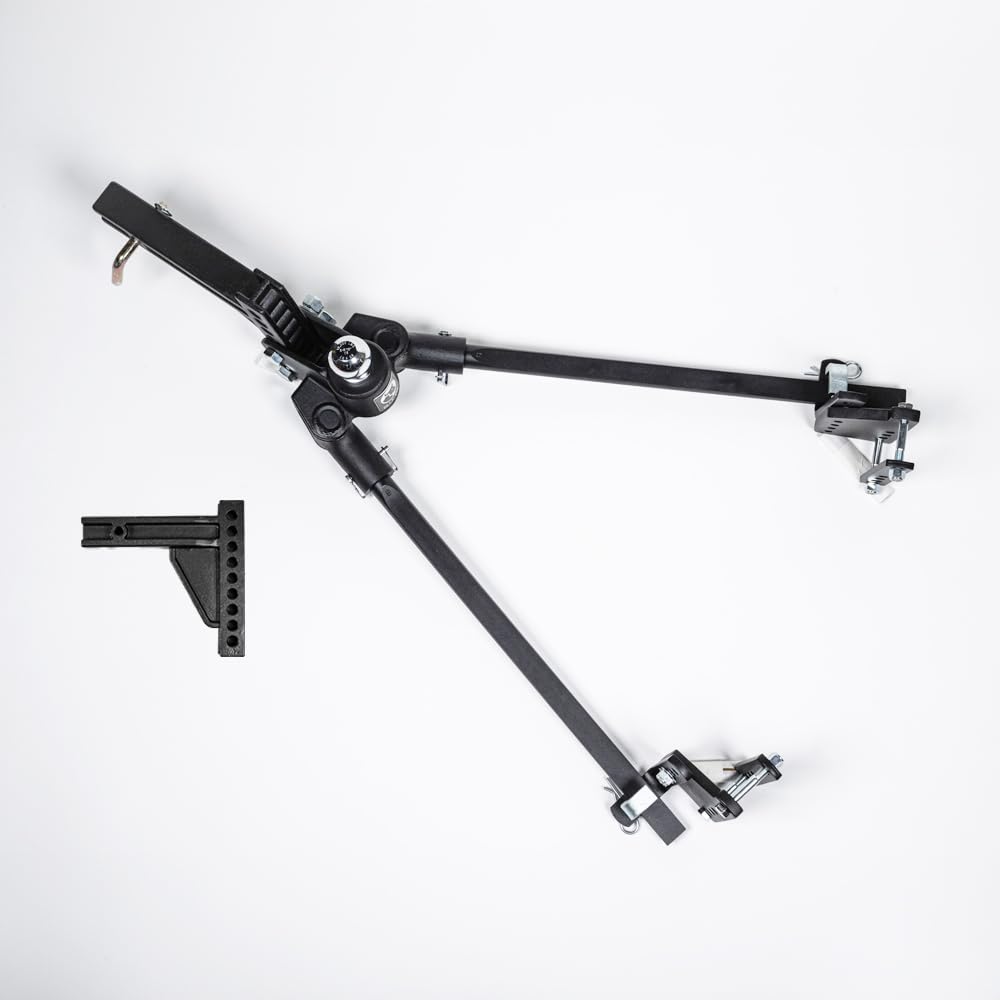 800lbs Weight Distribution Hitch with Sway Control, 9 Hole Shank, Black R887