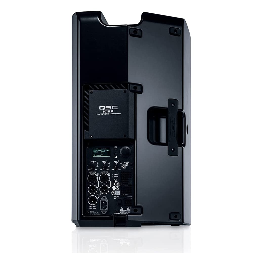 Powered 12" 2000 Watt Loudspeaker with Speaker Stand and XLR Cable N727445