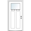 Fiberglass Left Hand Inswing Prehung Exterior Door 36" x 80" R96754