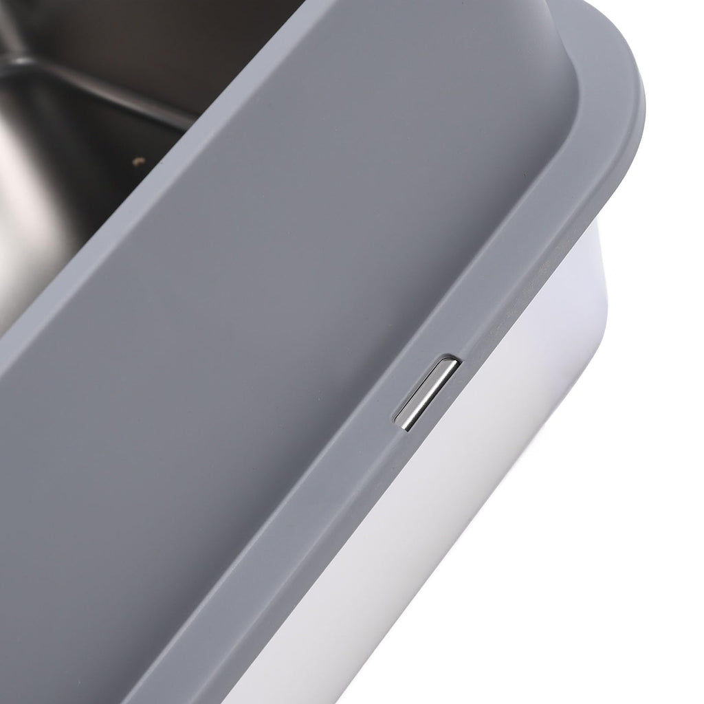 Stainless Steel Enclosed Cat Litter Box with Lid N5981