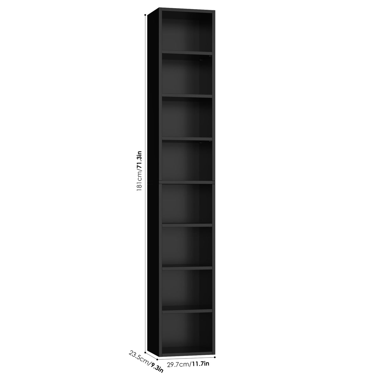 8-Tier Narrow Bookshelf M144156