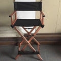 Tall Folding Directors Chair with Backs 250lbs Capacity Gold U505