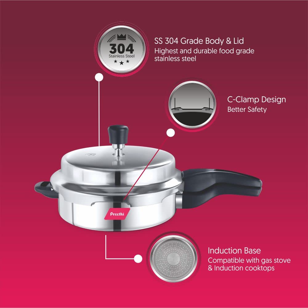 Stainless Steel Pressure Pan, 3 Litres W706541