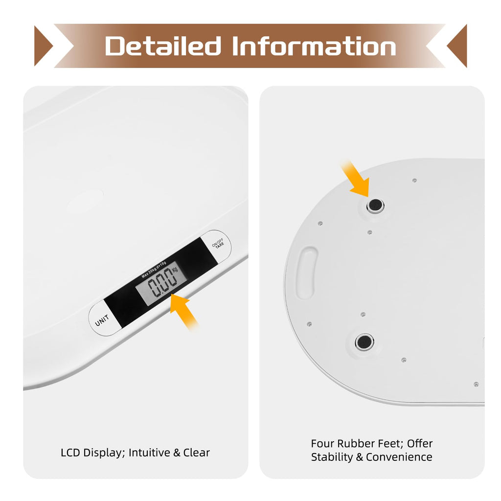 Digital Infant Scale 20kg/44lb LCD Display D186