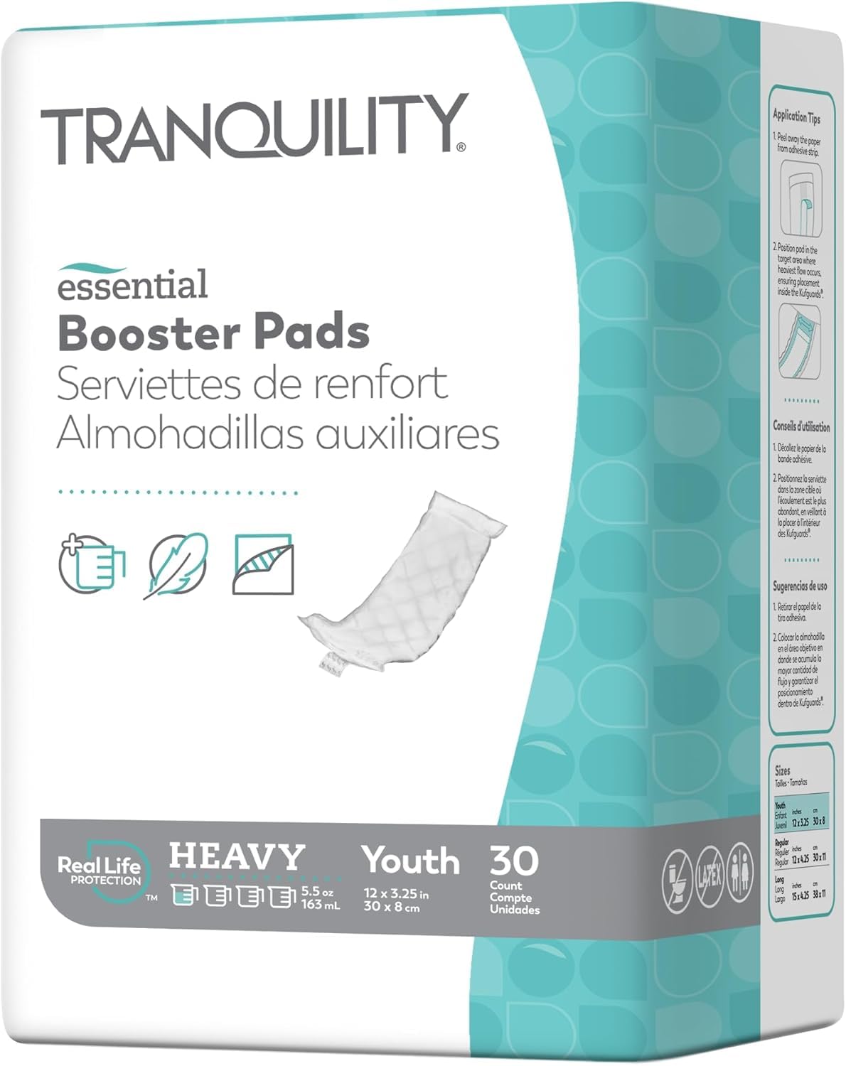 Youth Heavy 30 Ct Booster Pads M4091