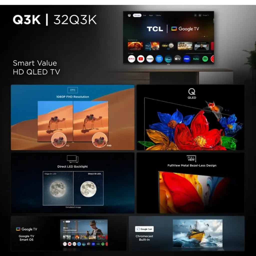 32 Inch QLED Smart Google TV W186745