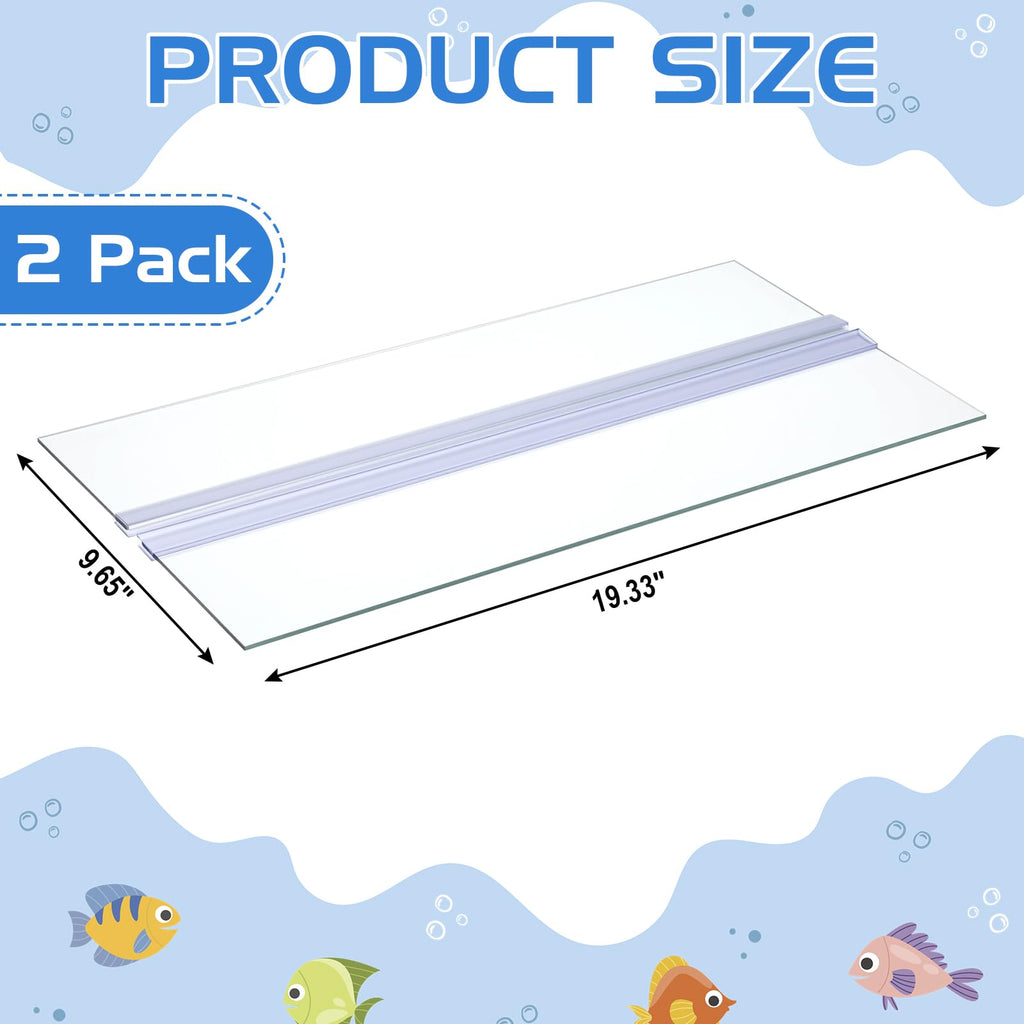 Aquarium Glass Canopy 19.33" x 9.65" x 0.12" A84839