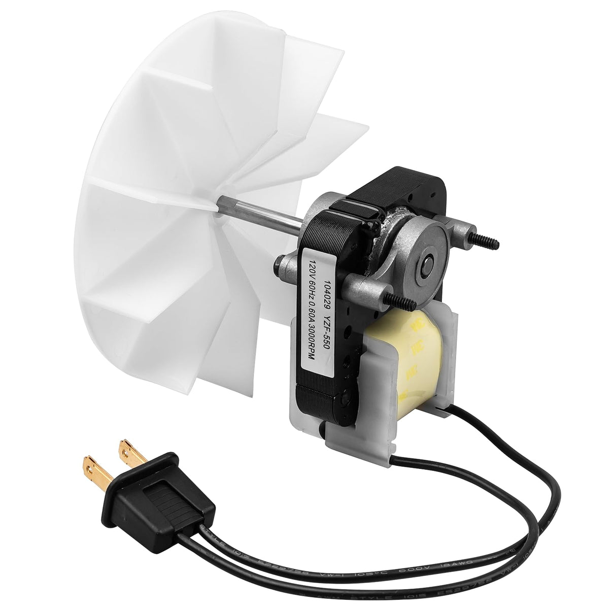 120V 50CFM Bathroom Exhaust Fan Motor with Blower Wheel X545