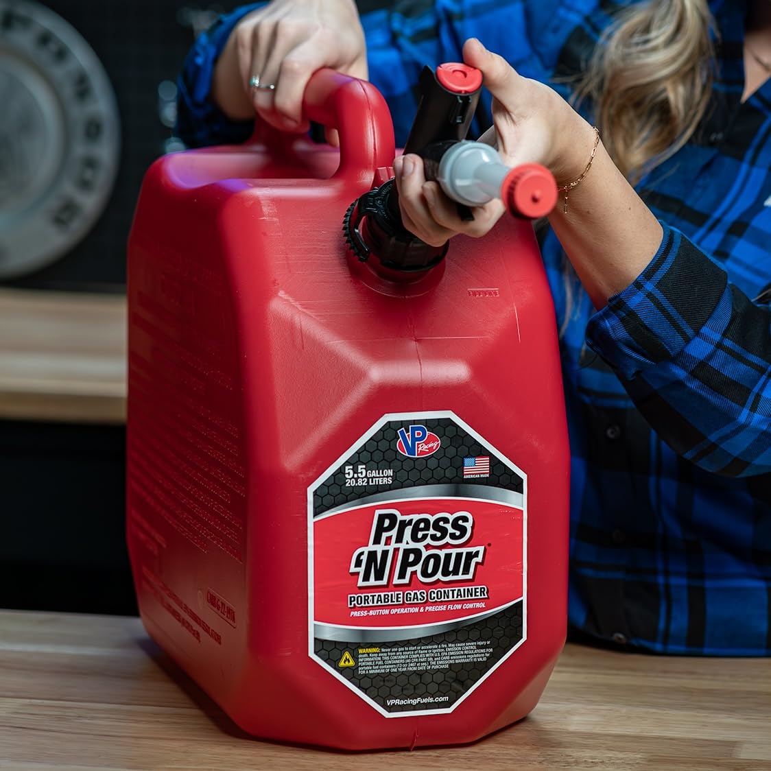Red 5.5 Gallon Gas Can L8159