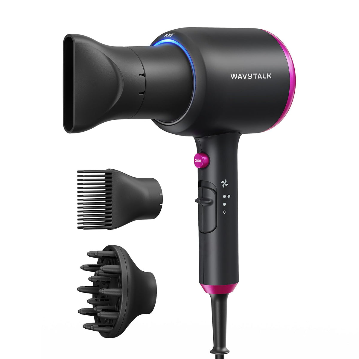 Ionic Hair Dryer with Diffuser J1996