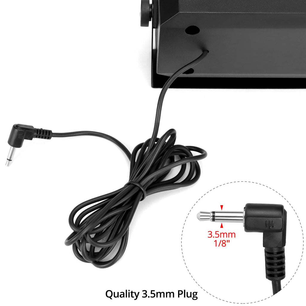 5W External Communications Speaker 2 Pack 8 Ohms with 3.5mm Plug Black L905286