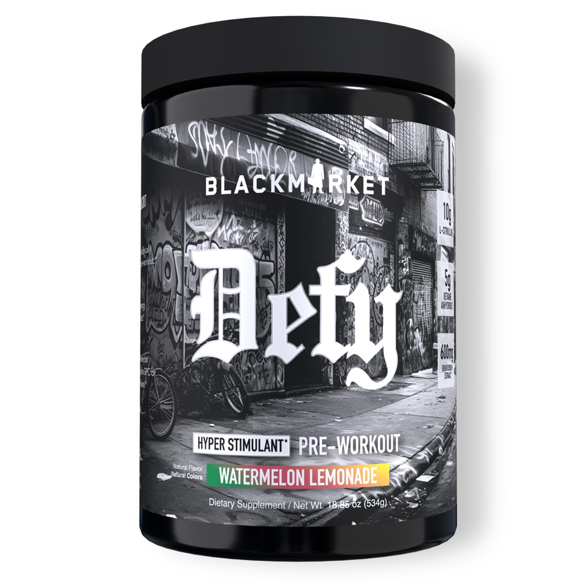 High-Stimulant Pre-Workout Powder Watermelon Lemonade 40 Servings Q372
