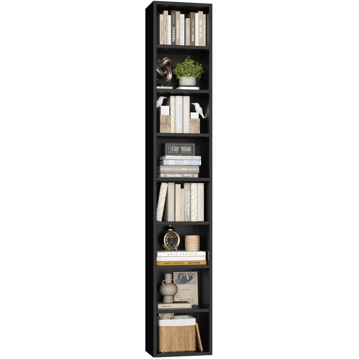 8-Tier Narrow Bookshelf M144156