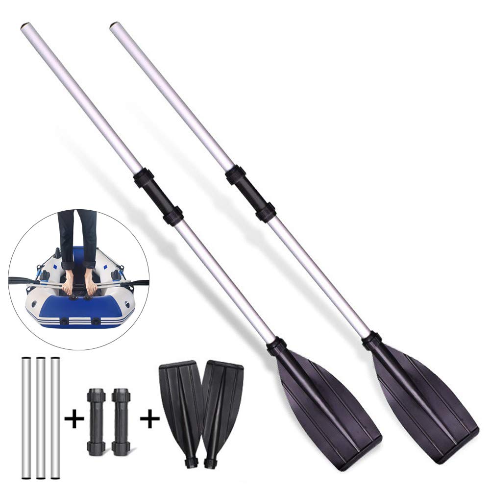 Aluminum Alloy Paddle, 2 Pack Adjustable Kayak Oars V940471