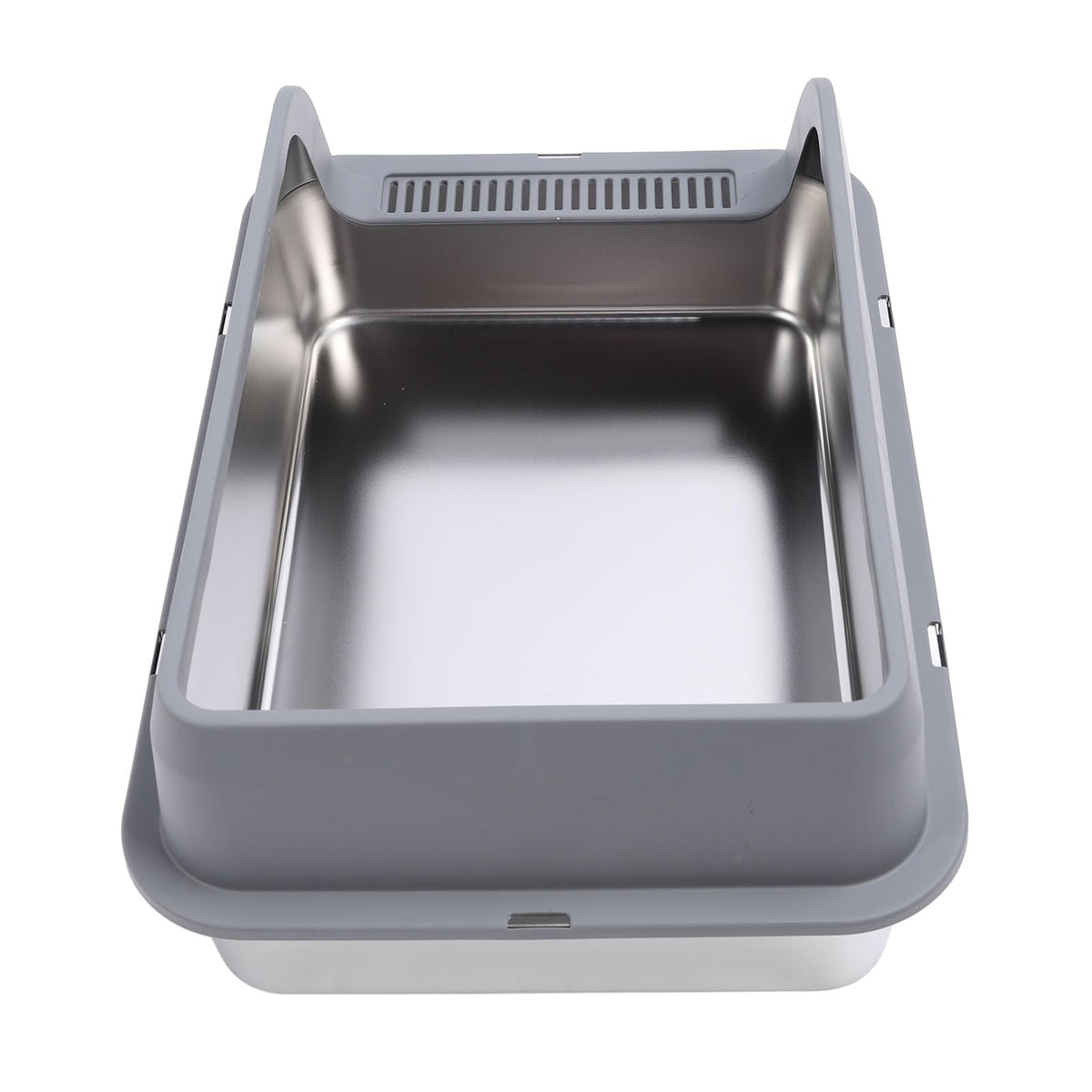 Stainless Steel Enclosed Cat Litter Box with Lid N5981