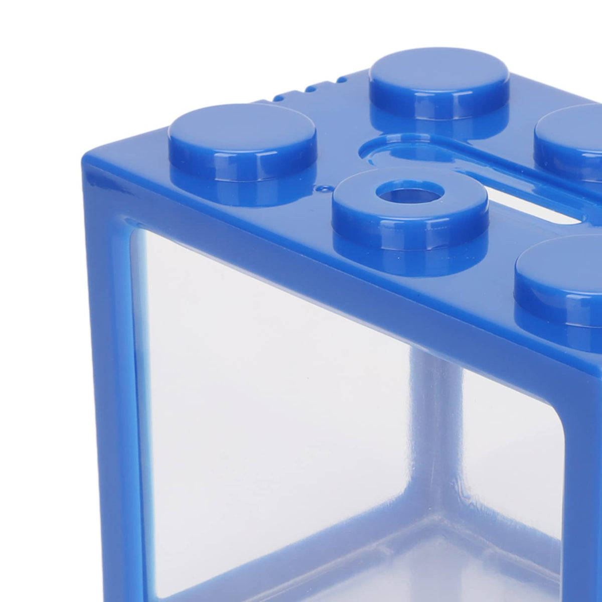 Mini Plastic Stackable Betta Fish Cube with LED Desktop Aquarium Kit F94385