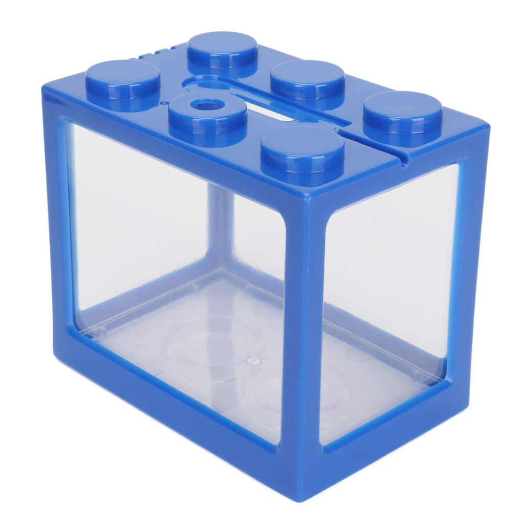 Mini Plastic Stackable Betta Fish Cube with LED Desktop Aquarium Kit F94385