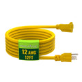 12 Ft Heavy Duty Yellow Extension Cord M10806