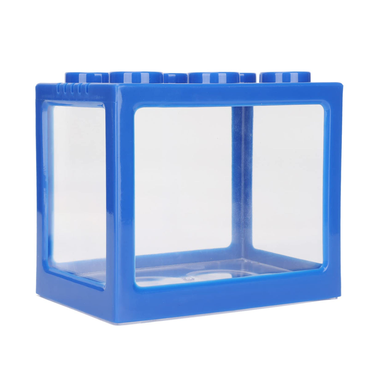 Mini Plastic Stackable Betta Fish Cube with LED Desktop Aquarium Kit F94385