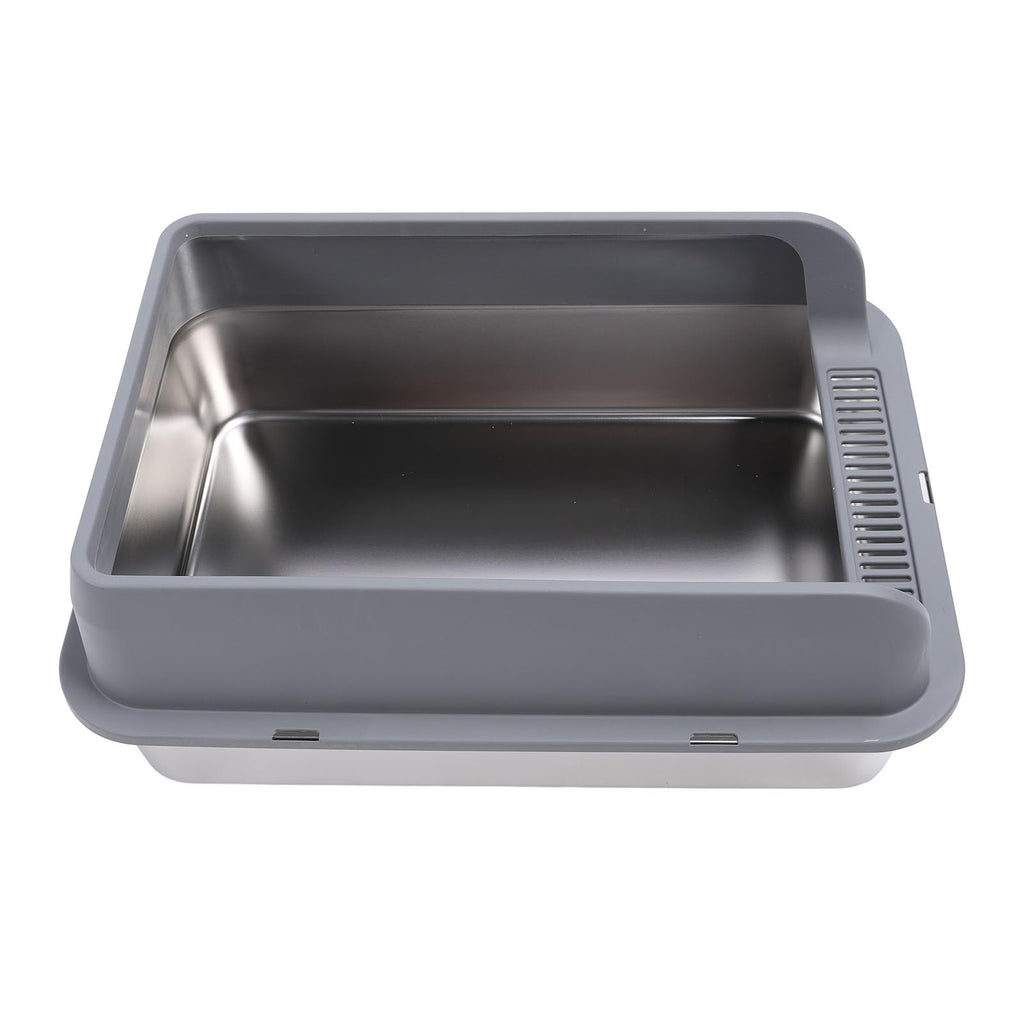 Stainless Steel Enclosed Cat Litter Box with Lid N5981