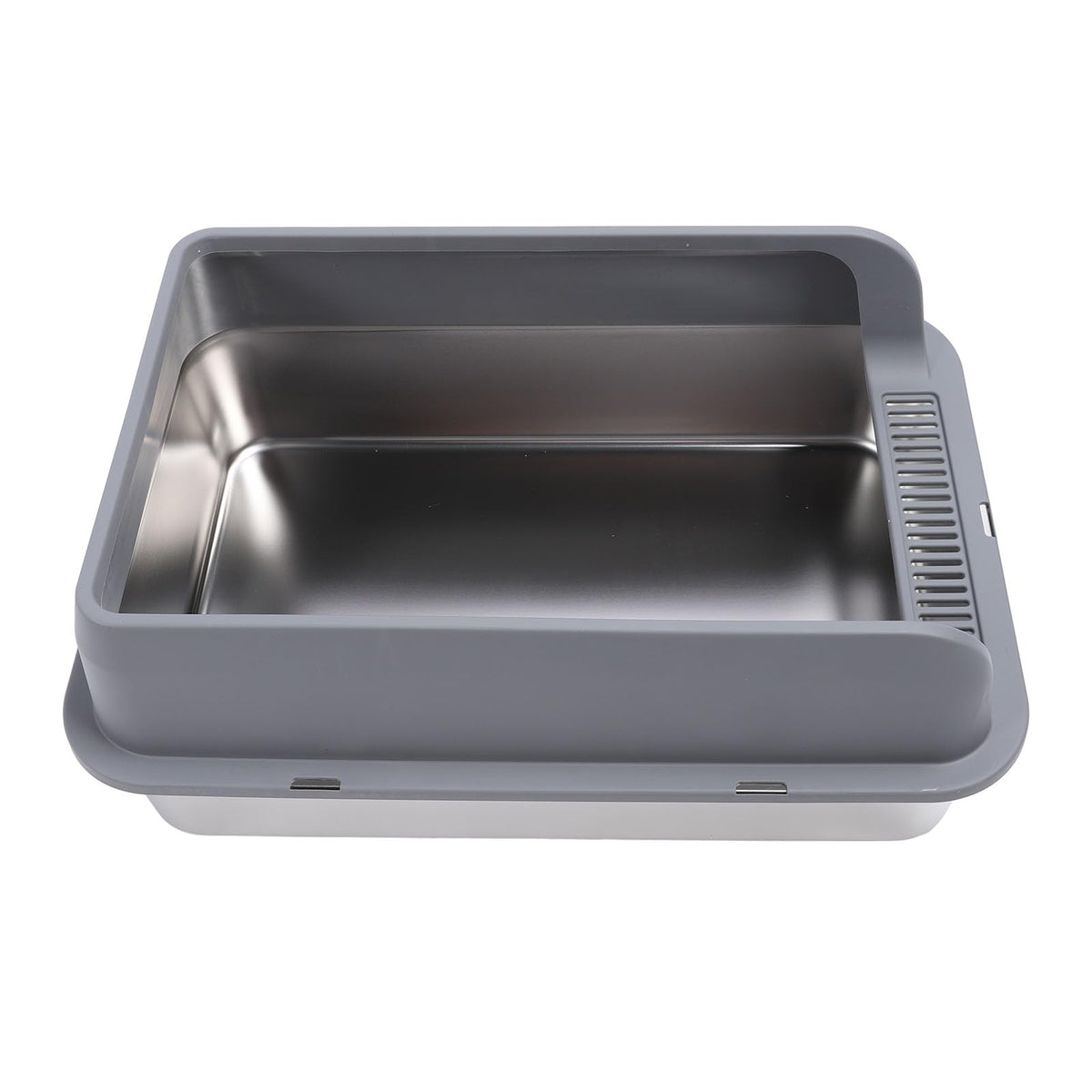 Stainless Steel Enclosed Cat Litter Box with Lid N5981