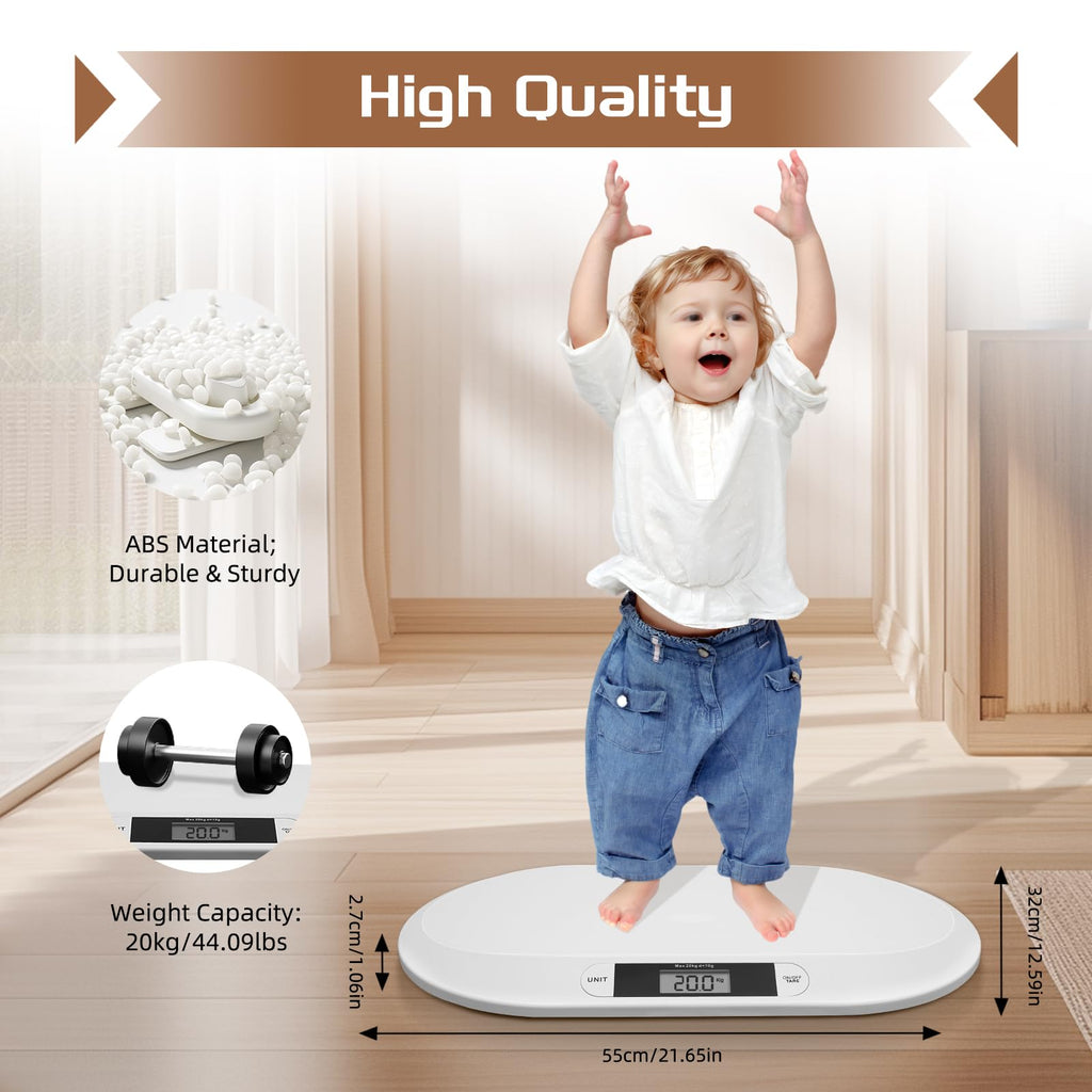 Digital Infant Scale 20kg/44lb LCD Display D186