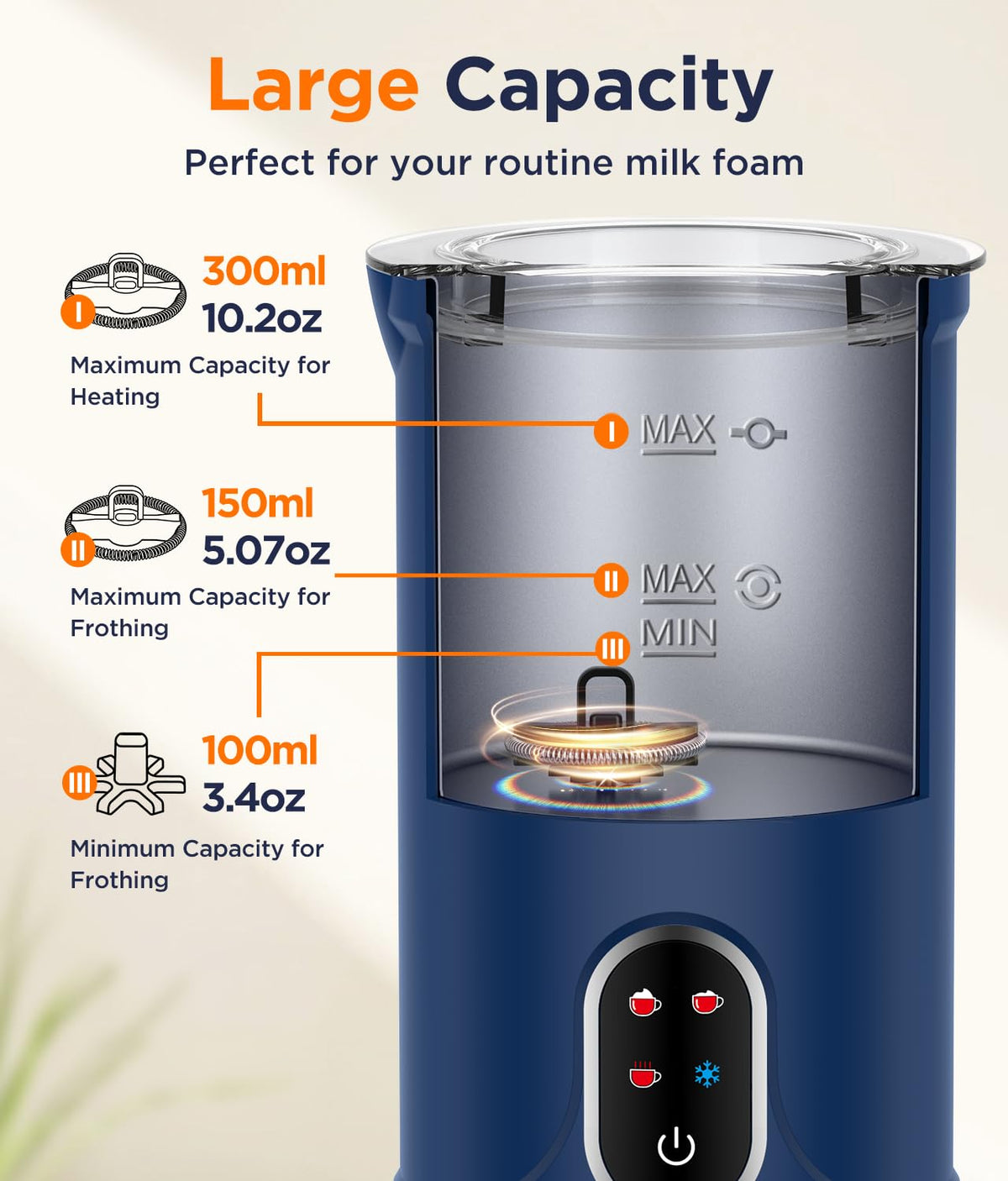 4-in-1 Electric Milk Frother N260
