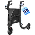 3 Wheel Foldable Rollator with 8" All Terrain Tires R1087