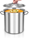40 Quart Stainless Steel Stock Pot with Lid Z805