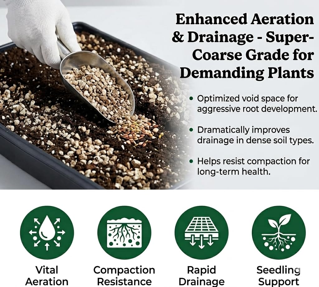 Horticultural Super Coarse Vermiculite 4 Cubic Feet T92360