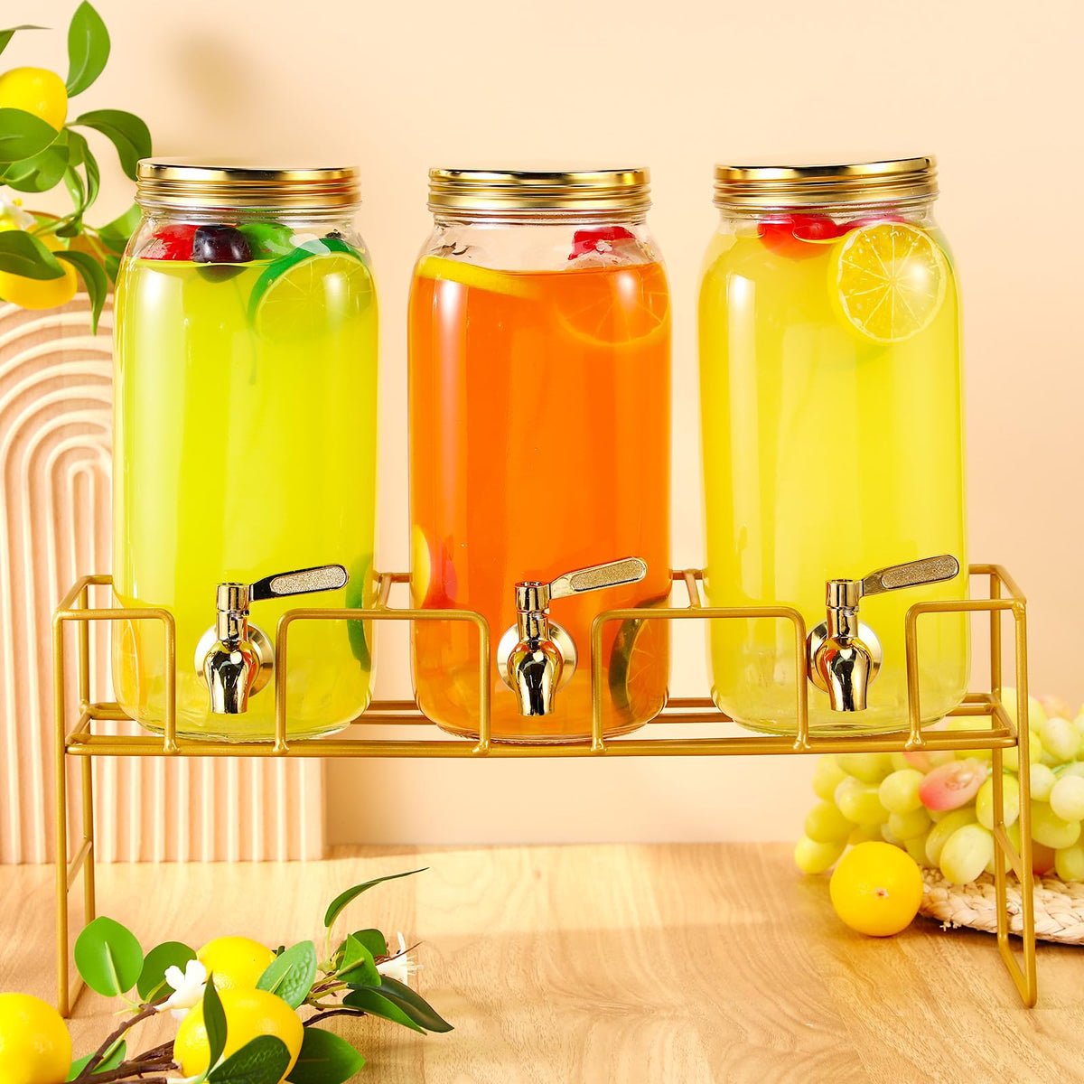 80 oz Glass Beverage Dispenser with Stand N850727