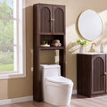 72" Over The Toilet Wooden Bathroom Storage Cabinet N804