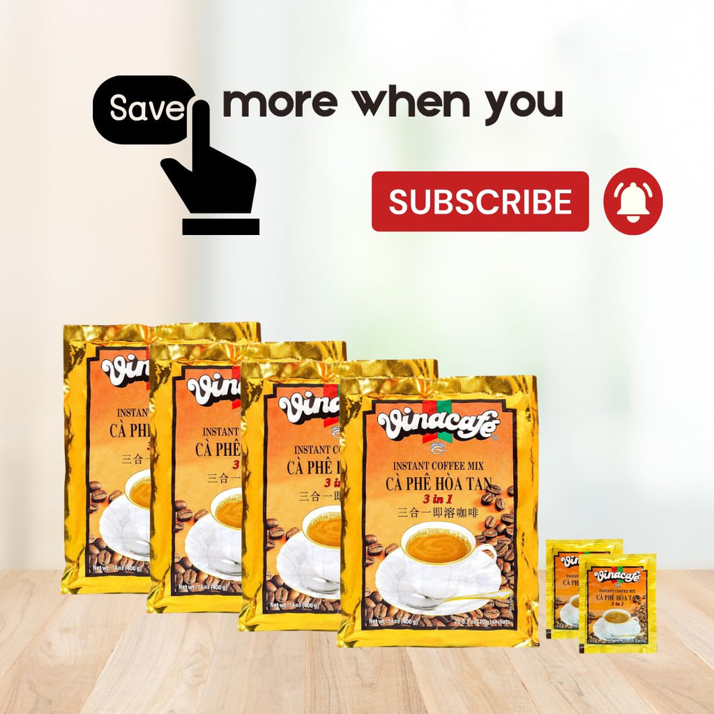 Instant Coffee Packets 3 in 1 Medium Roast Pack of 2 D15841
