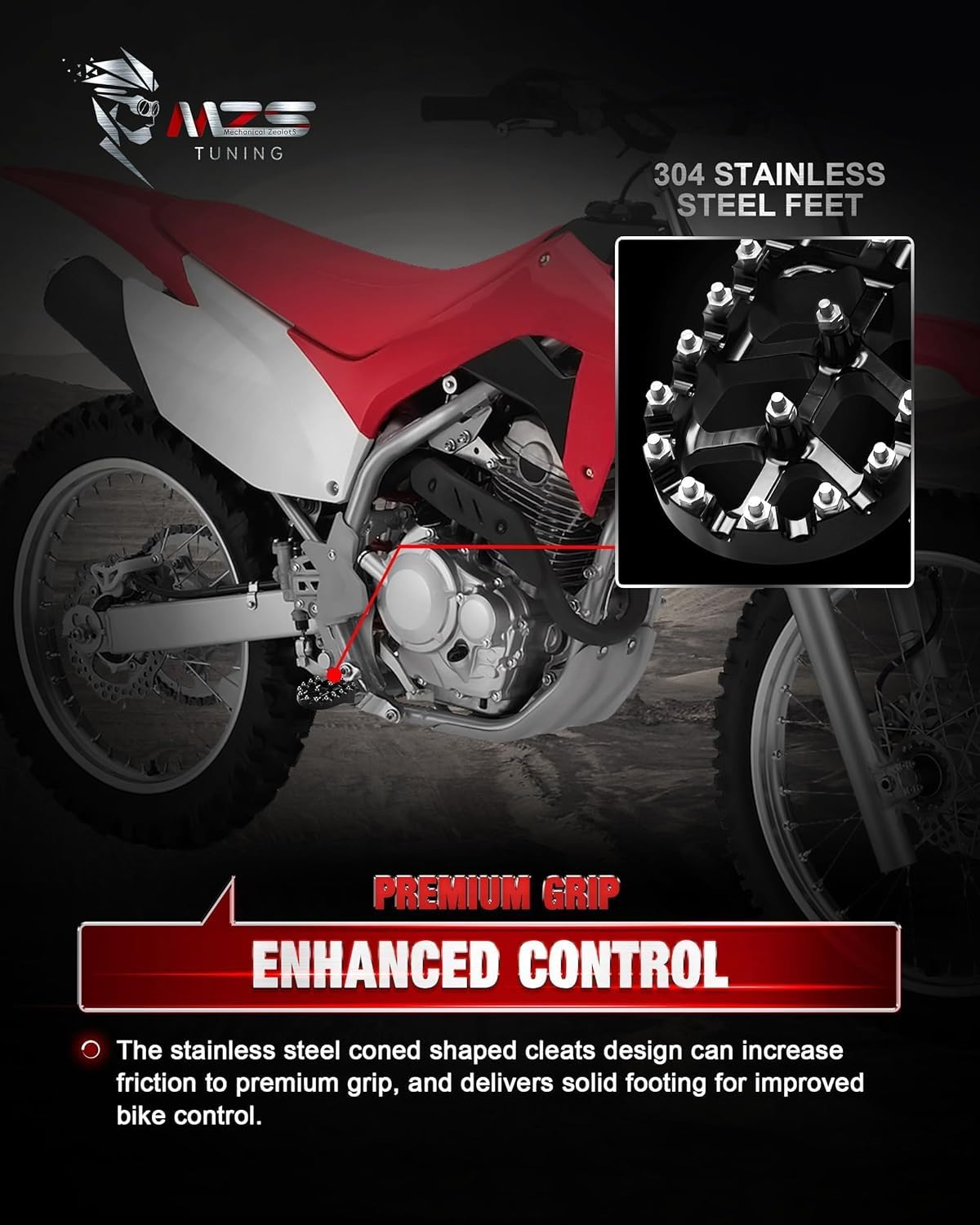 Dirt Bike Foot Pegs C427