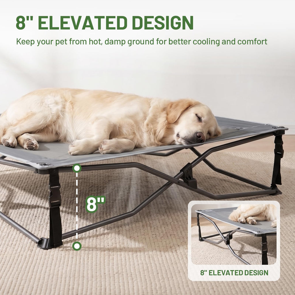 Elevated Cooling Dog Bed with Breathable Mesh N748161