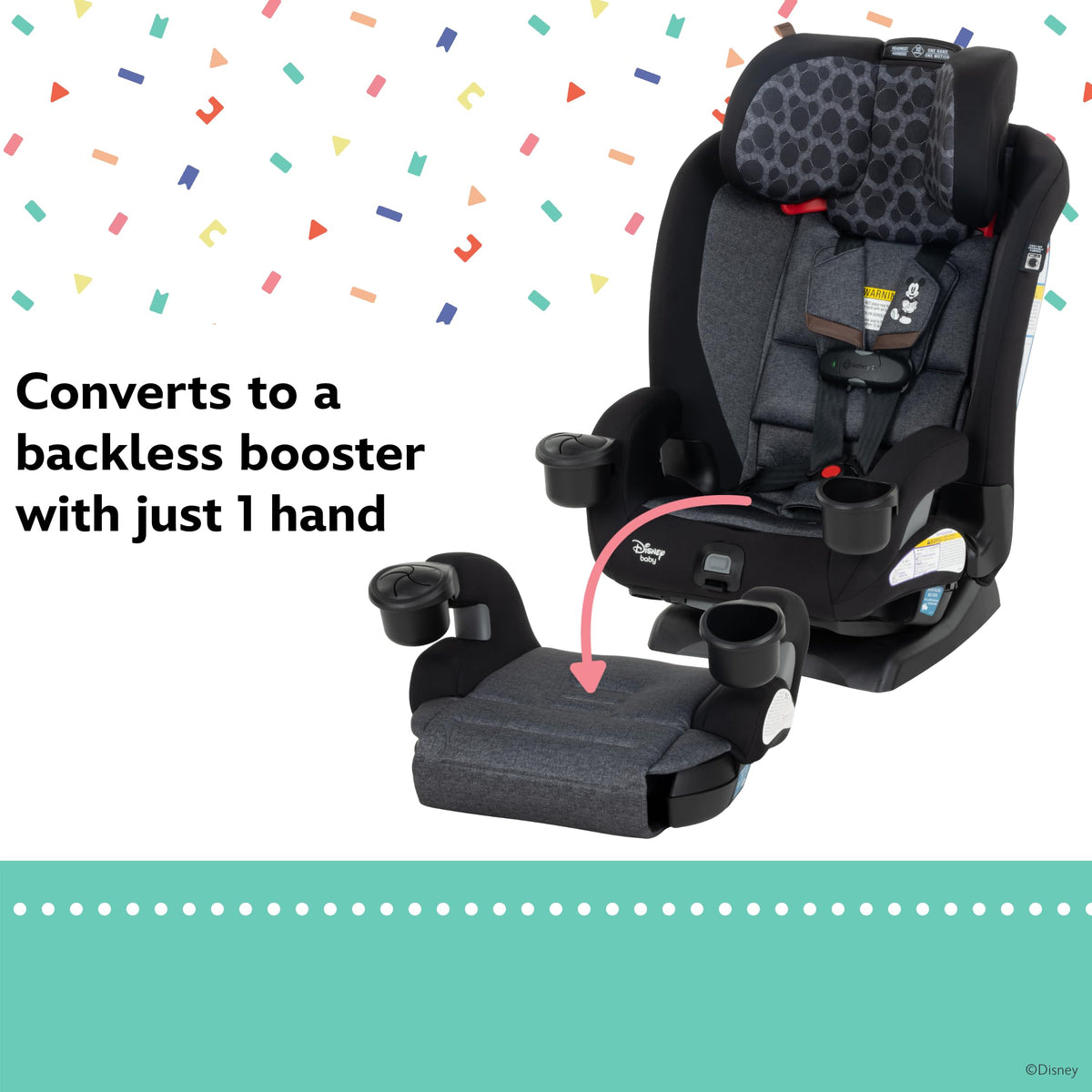4-in-1 Convertible Car Seat F34316