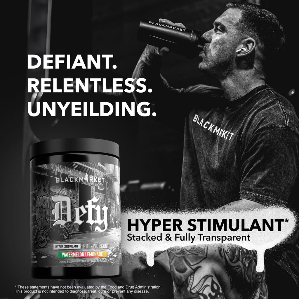 High-Stimulant Pre-Workout Powder Watermelon Lemonade 40 Servings Q372