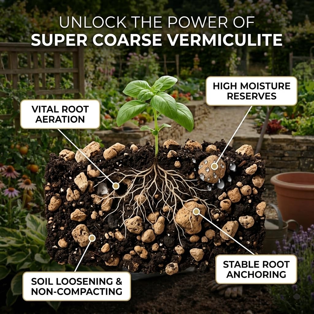 Horticultural Super Coarse Vermiculite 4 Cubic Feet T92360