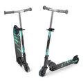 Foldable Light Up Wheels Adjustable Handlebar Aluminum Kids Kick Scooter S4562