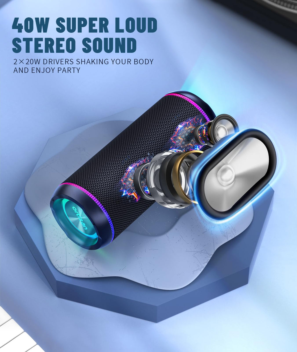 Black Portable Bluetooth Speaker W219