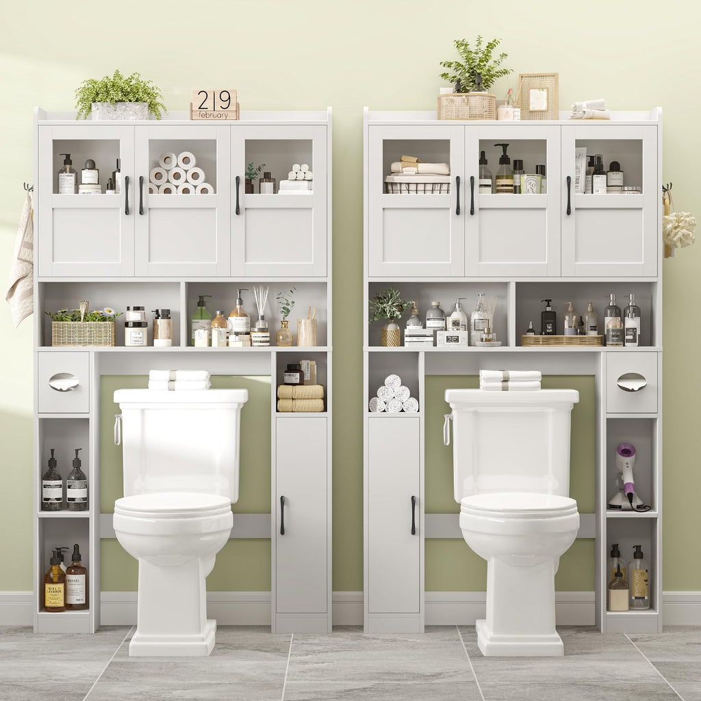 Over The Toilet Cabinet with 3 Acrylic Doors R927617
