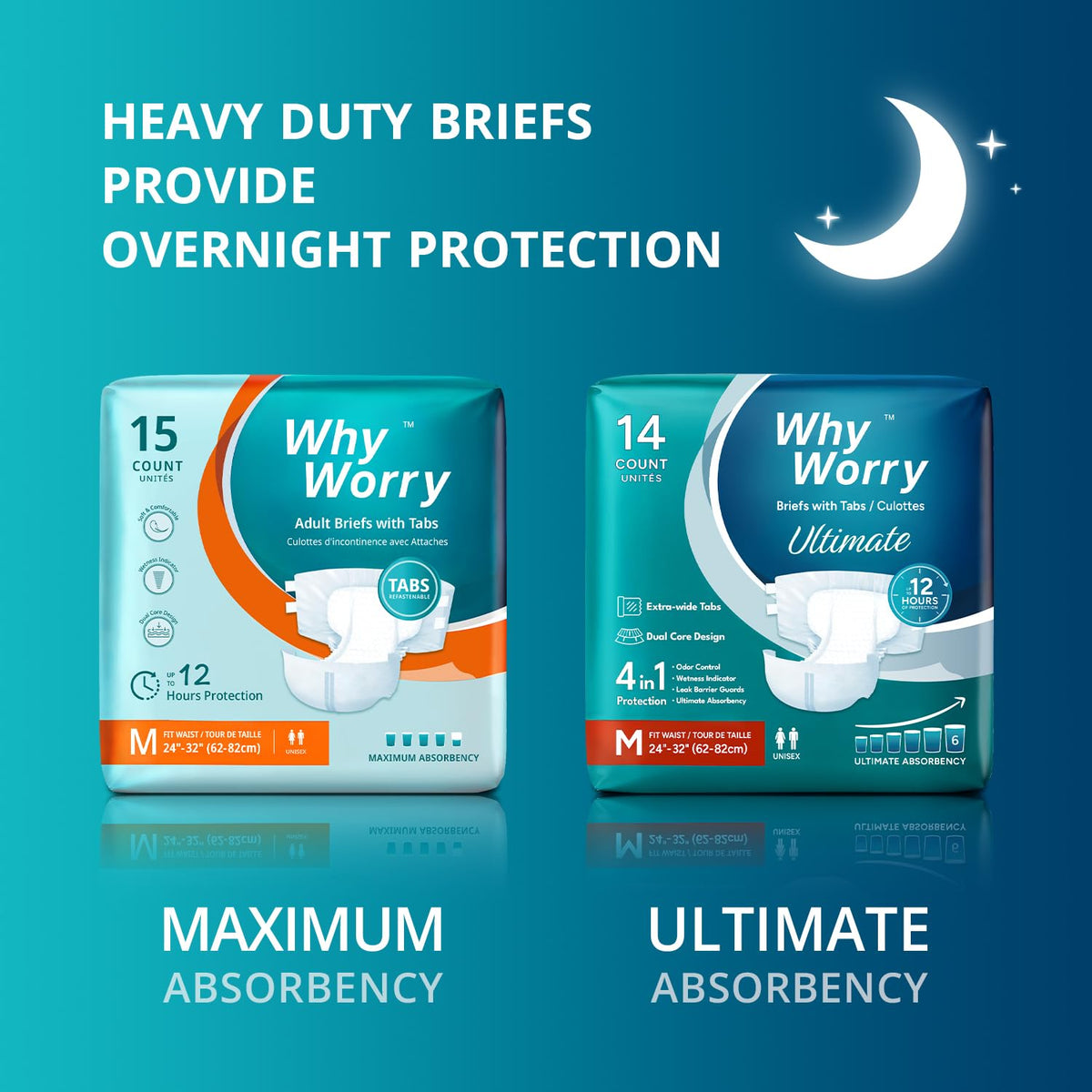 Adult Diapers Large 56 Count M13535