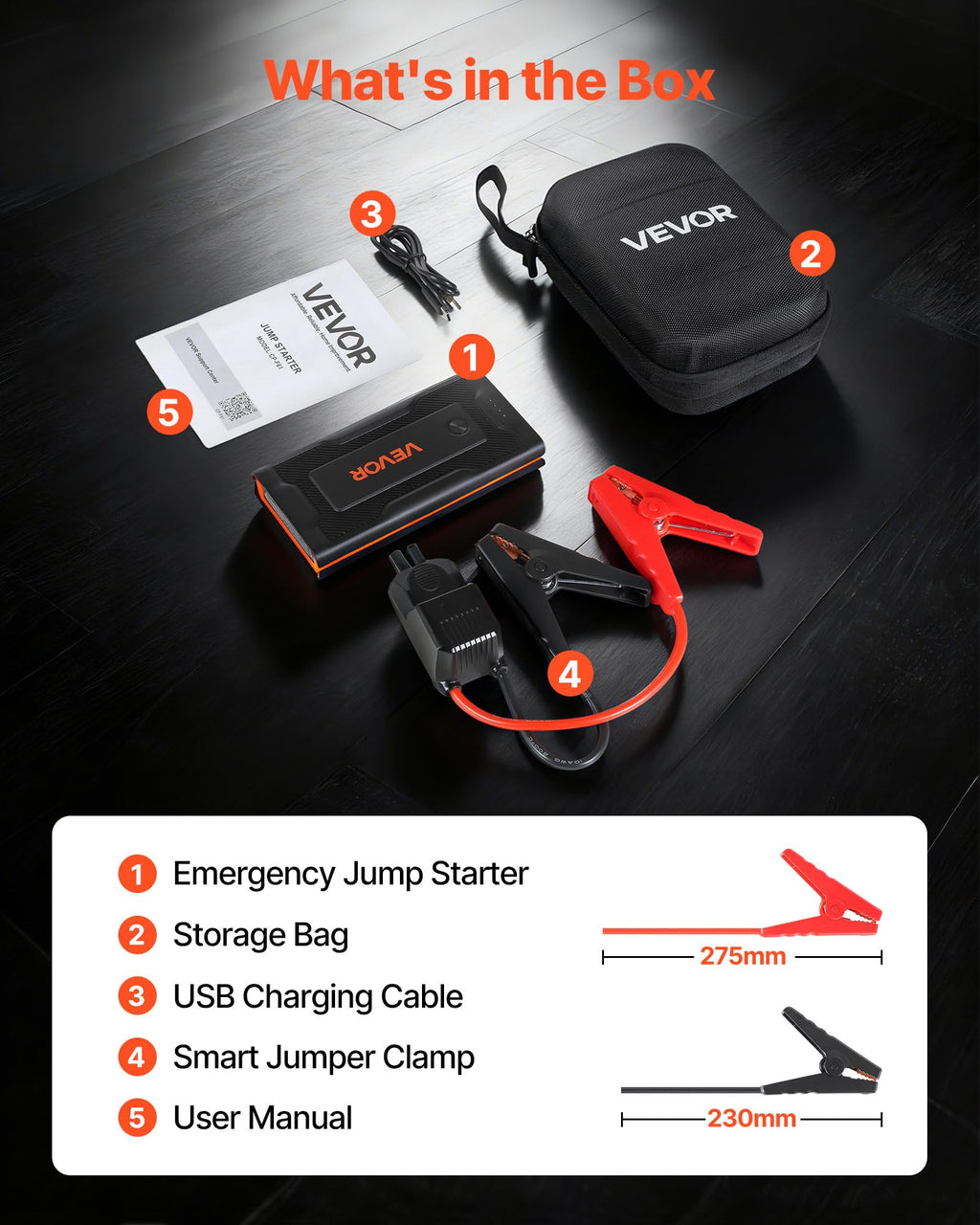 1000A Peak 12V Portable Lithium Jump Starter N377456