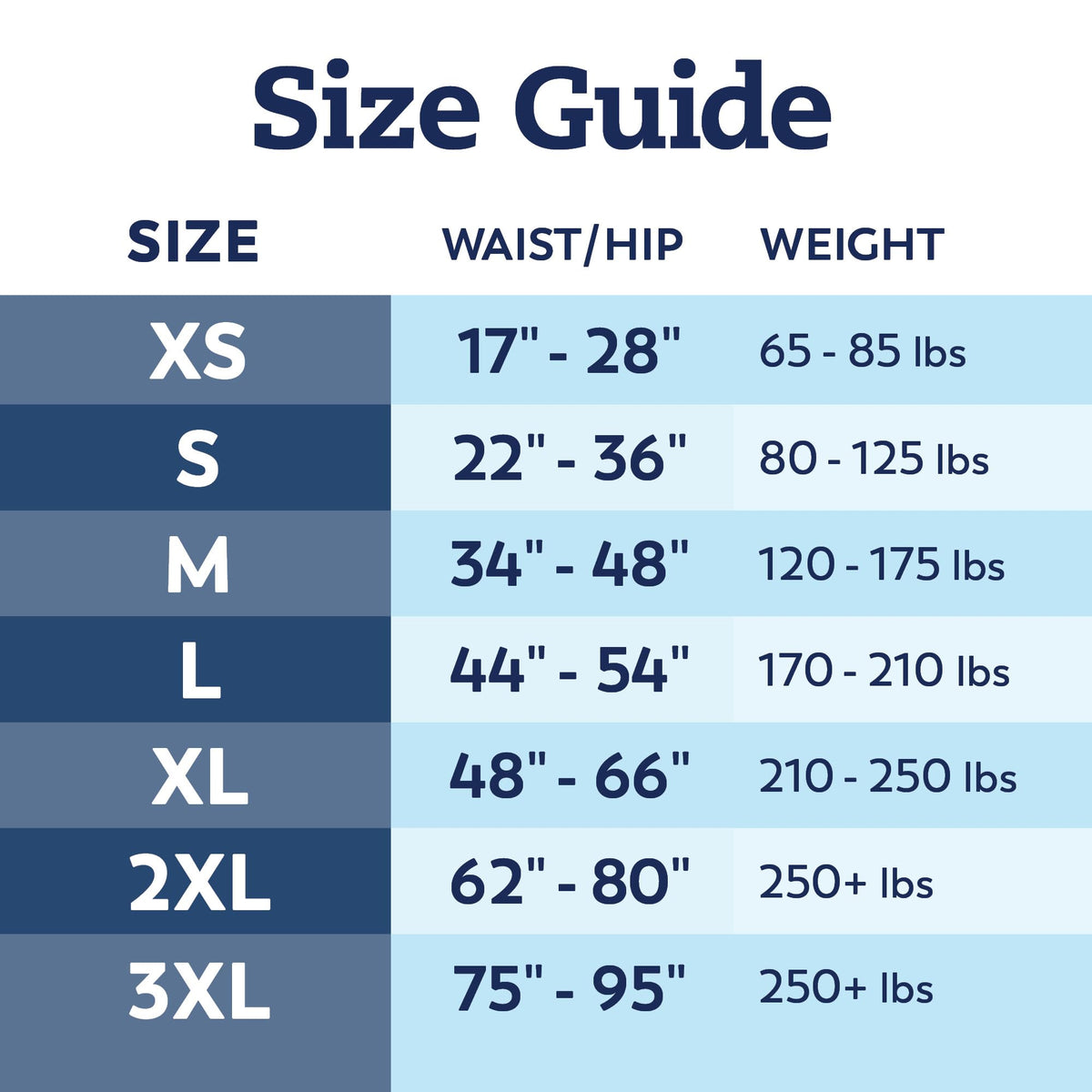 2XL Disposable Absorbent Underwear 48 Count Z50125