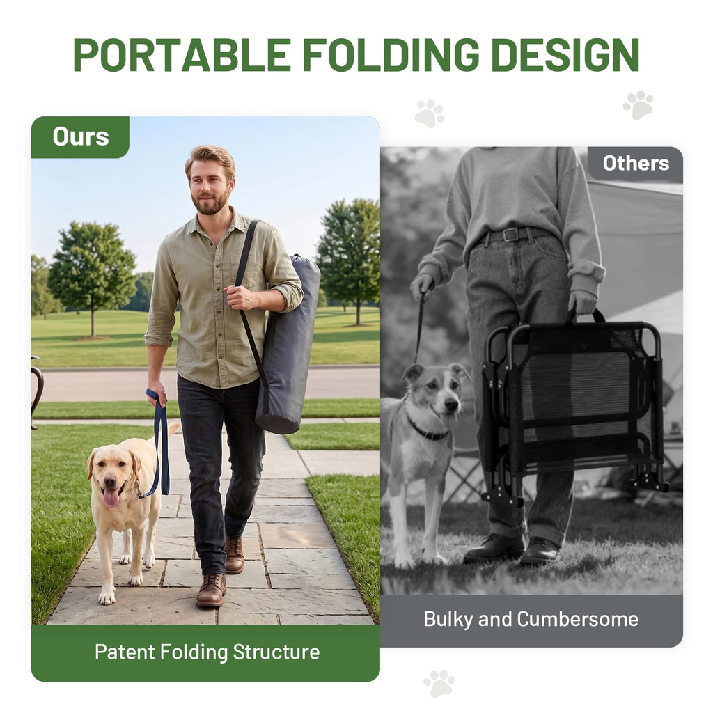 Elevated Cooling Dog Bed with Breathable Mesh N748161