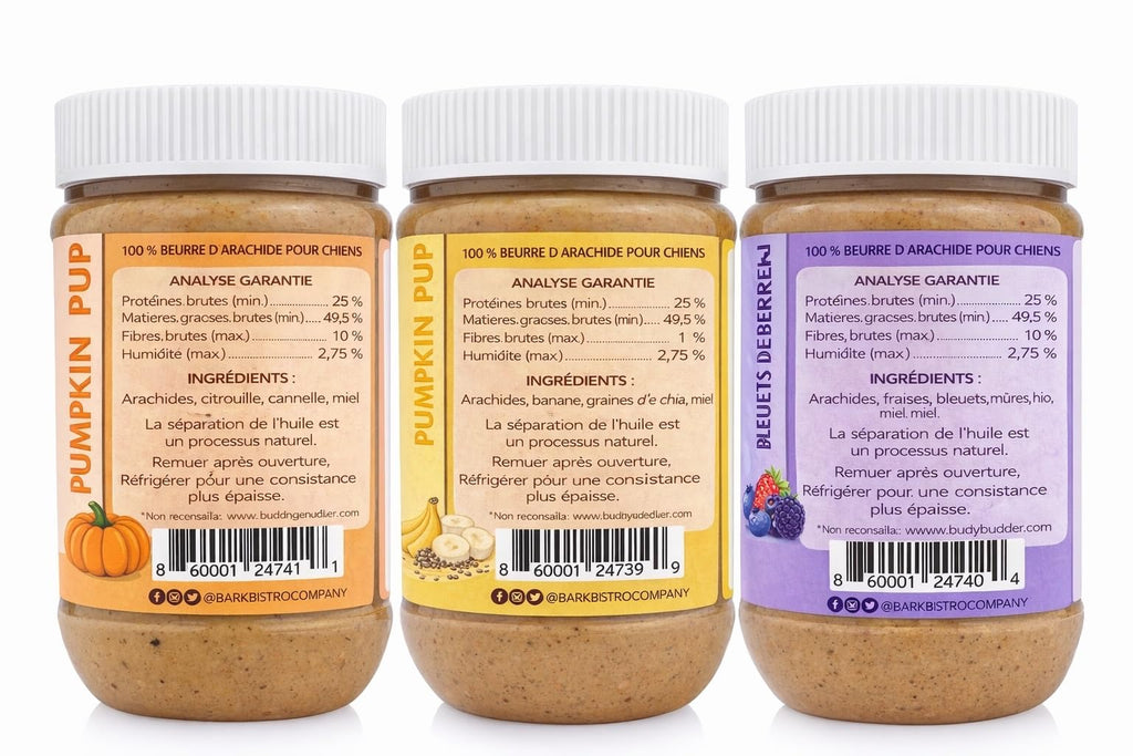 100% Natural Dog Peanut Butter Set of 3 M422509