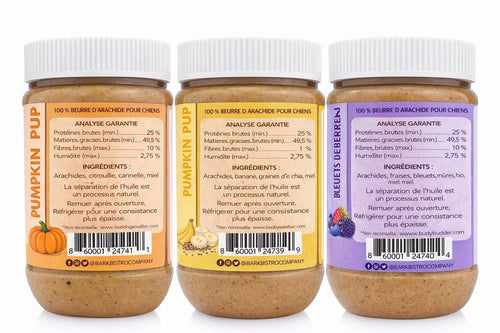 100% Natural Dog Peanut Butter Set of 3 M422509