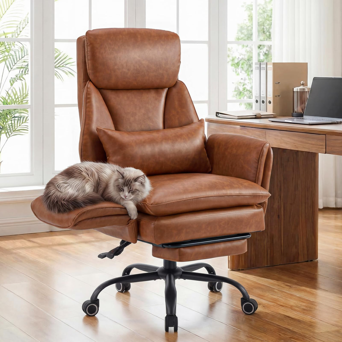 Big and Tall Ergonomic Office Chair with Footrest X40483