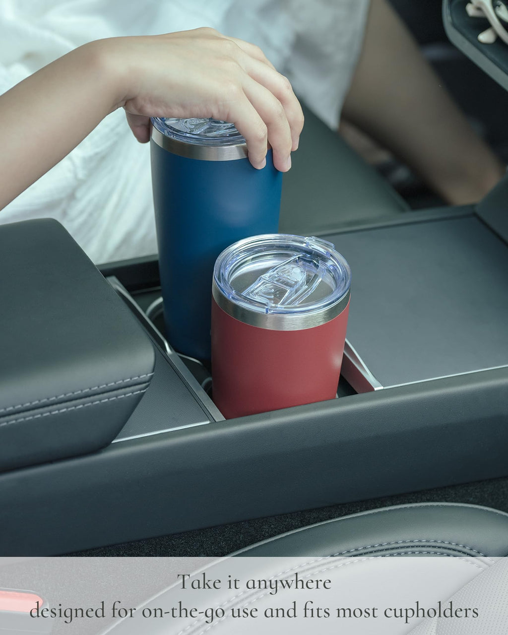 20oz Stainless Steel Insulated Travel Coffee Tumbler with Straw H800